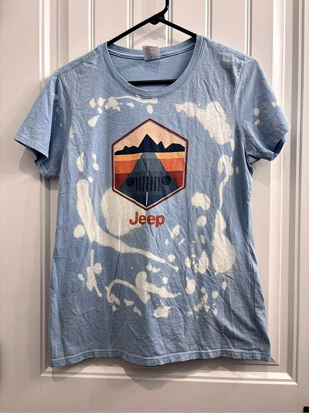 Port & Company Jeep Blue & White Medium